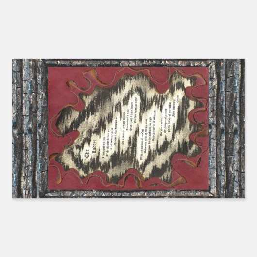 Sticker Rectangulaire L'échelle (Devant)