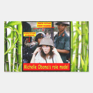 STICKER RECTANGULAIRE LEÇON DE HISTOIRE POUR DE JEUNES AMÉRICAINS