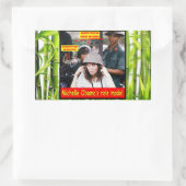 STICKER RECTANGULAIRE LEÇON D'HISTOIRE POUR LES JEUNES AMÉRICAINS (Sac)