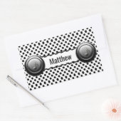 Sticker Rectangulaire Lecteur de cassette personnalisé (Enveloppe)