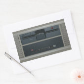 Sticker Rectangulaire Lecteur de disque 5,25 pouces (Enveloppe)