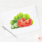 Sticker Rectangulaire Légumes frais (Enveloppe)
