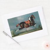 Sticker Rectangulaire L'élevage du Cheval Piebald "Cehero" (Enveloppe)