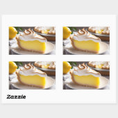 Sticker Rectangulaire Lemon Meringue Pie (Feuille)