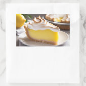 Sticker Rectangulaire Lemon Meringue Pie (Sac)