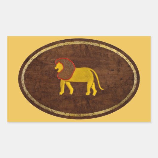 Sticker Rectangulaire Leo 2008 (Devant)