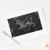 Sticker Rectangulaire Leo Constellation Hevelius 1690 Décor (Enveloppe)