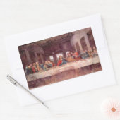 Sticker Rectangulaire Léonard de Vinci - La Dernière Cène (Enveloppe)