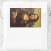 Sticker Rectangulaire Leonardo Da Vinci' Mona Lisa (Sac)