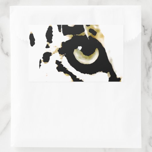 Sticker Rectangulaire Léopard Eye (Sac)