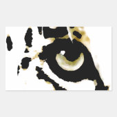 Sticker Rectangulaire Léopard Eye (Devant)