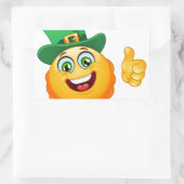 Sticker Rectangulaire leprechaun emoji (Sac)