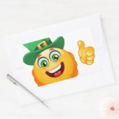 Sticker Rectangulaire leprechaun emoji (Enveloppe)