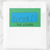 STICKER RECTANGULAIRE LES AMANTS - (Sac)