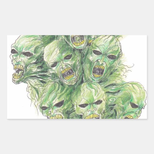 Sticker Rectangulaire Les Âmes De L'Art Morts (Devant)