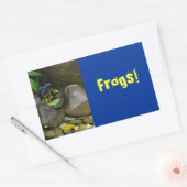 Sticker Rectangulaire Les amis de la grenouille (Enveloppe)