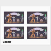 Sticker Rectangulaire Les Amis Peu Importe Les Différences (Feuille)
