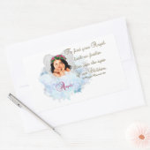 Sticker Rectangulaire Les anges...Ne regarde pas plus loin (Enveloppe)