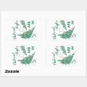 Sticker Rectangulaire Les atouts naturels sont présents (Feuille)