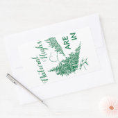 Sticker Rectangulaire Les atouts naturels sont présents (Enveloppe)