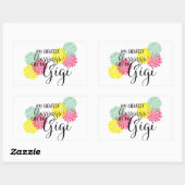 Sticker Rectangulaire Les bénédictions de Gigi (Feuille)