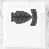 Sticker Rectangulaire Les Berets verts des forces spéciales (Sac)