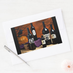 Sticker Rectangulaire Les Bouteilles des sorcières