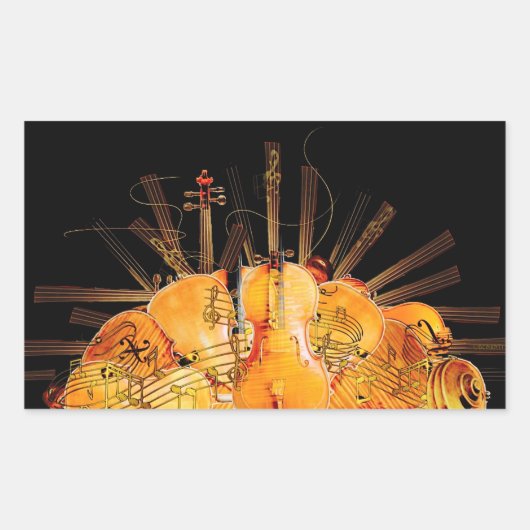 STICKER RECTANGULAIRE LES CHAÎNES DU SOLEIL (Devant)