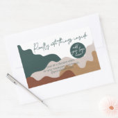 Sticker Rectangulaire Les Choses À L'Intérieur De L'Emballage Profession (Enveloppe)