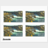 Sticker Rectangulaire Les chutes du Rhin en Suisse (Feuille)