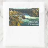 Sticker Rectangulaire Les chutes du Rhin en Suisse (Sac)
