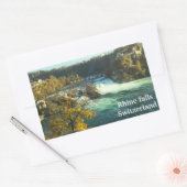 Sticker Rectangulaire Les chutes du Rhin en Suisse (Enveloppe)