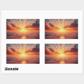 Sticker Rectangulaire Les cieux déclarent la gloire : Dieu et la créatio (Feuille)