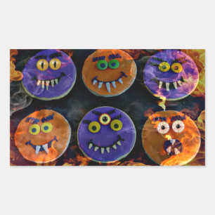 Sticker Rectangulaire Les cookies Demon !