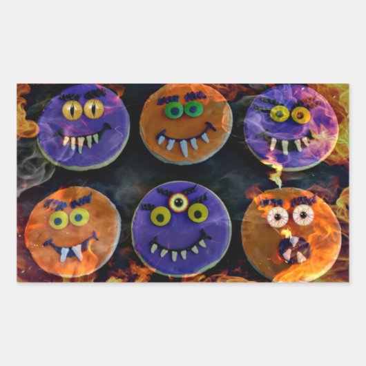 Sticker Rectangulaire Les cookies Demon ! (Devant)