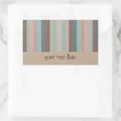 Sticker Rectangulaire Les côtes de l'océan Pacifique (Sac)