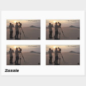 Sticker Rectangulaire Les dunes de sable d'Athabasca (Feuille)