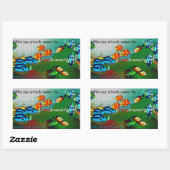 Sticker Rectangulaire Les Écoles Sont Diverses (Feuille)