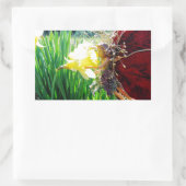 Sticker Rectangulaire Les fées dans les jonquilles (Sac)