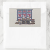 Sticker Rectangulaire Les femmes Amish (Sac)