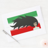 Sticker Rectangulaire Les femmes iraniennes se battent pour la liberté,  (Enveloppe)