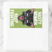 Sticker Rectangulaire Les femmes maladroites continuent de combattre le (Sac)