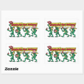 Sticker Rectangulaire Les Gremlins™ arrivent (Feuille)