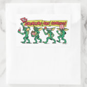 Sticker Rectangulaire Les Gremlins™ arrivent (Sac)