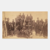 Sticker Rectangulaire Les guerriers du buffle : la cavalerie noire améri (Devant)