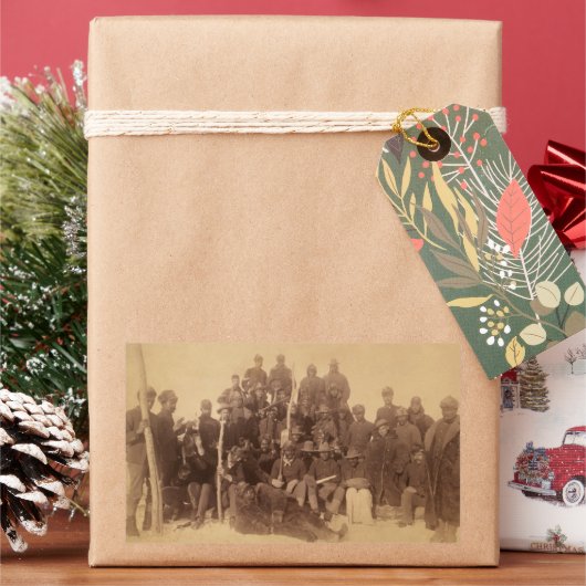 Sticker Rectangulaire Les guerriers du buffle : la cavalerie noire améri (vacances)