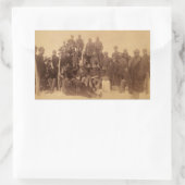 Sticker Rectangulaire Les guerriers du buffle : la cavalerie noire améri (Sac)