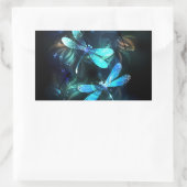 Sticker Rectangulaire Les libellules du lac (Sac)