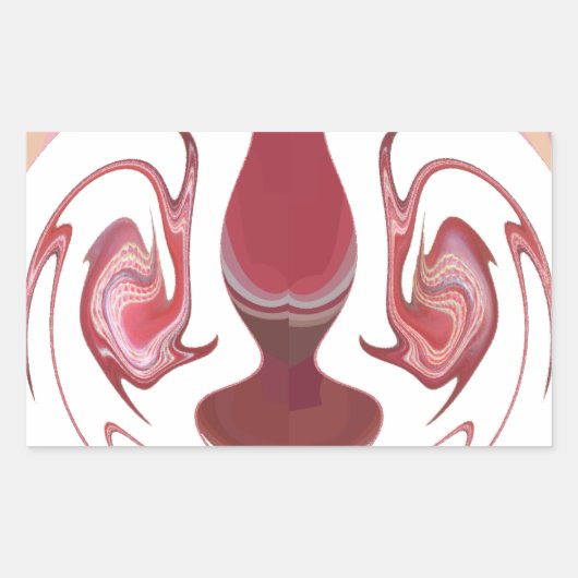 Sticker Rectangulaire Les membres de la Terre : Tapisserie texturée de l (Devant)