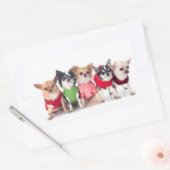 Sticker Rectangulaire Les mignons animaux (Enveloppe)